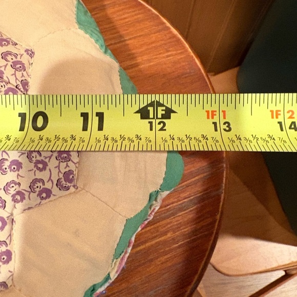 2 Handmade small throw pillows from an old quilt. Vintage - Picture 6 of 8